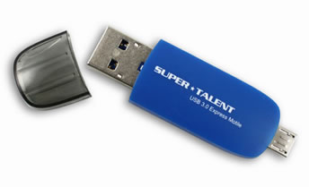 Super Talent USB 3.0 Express Motile – флешка для смартфона